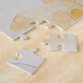 Abstracte fossiele puzzel (Zijkant)