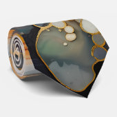 Abstracte fossiele stropdas (Opgerold)