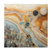 Abstracte Fossiele Tegel Tegeltje (Voorkant)