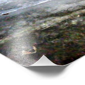 Abstracte foto-afbeelding van het Catskills-landsc Foto Afdruk (Hoek)