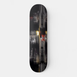 abstracte foto, boten persoonlijk skateboard