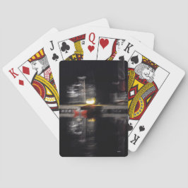 abstracte foto, boten speelkaarten