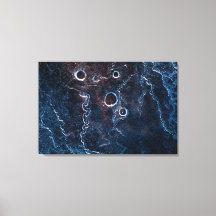 Abstracte foto donkerblauwe ijskunst