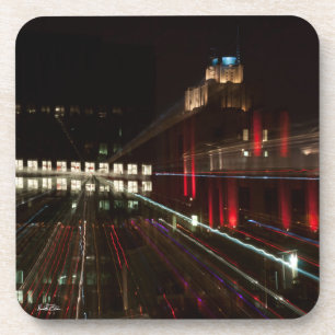 abstracte foto, gebouw bier onderzetter