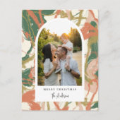 Abstracte foto van geverfd feestdagenkaart (Voorkant)