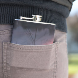 abstracte foto van zon leggen heupfles