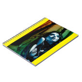 Abstracte fotobewerkingskunst notitieboek (Linkerzijde)