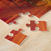 Abstracte fotograaf van de dageraad in de stad legpuzzel (Zijkant)