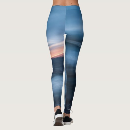 abstracte fotoleggings leggings (Achterkant)