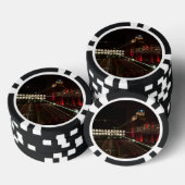 Abstracte fotopokerfiches, gebouw poker chips (Opstapeling)