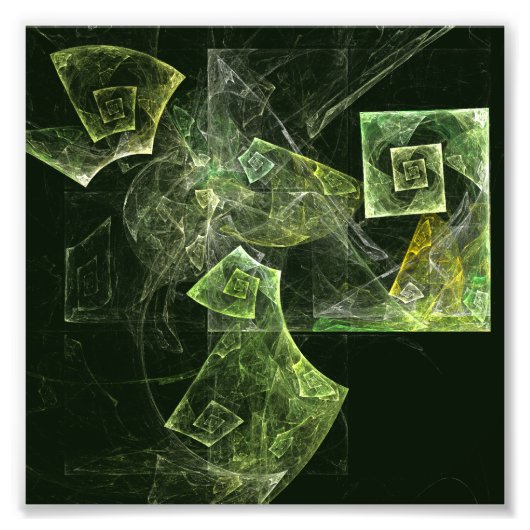 Abstracte foto's met twisted Balance Foto Afdruk (Voorkant)