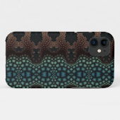 abstracte fractal art iphone case (Achterkant (horizontaal))