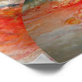 Abstracte Fractal Art Poster Print Kaleidoscopisch (Hoek)