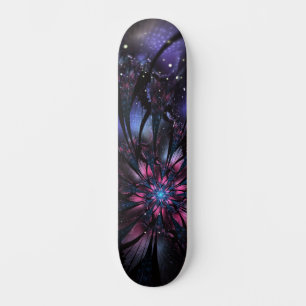 Abstracte fractal bloem ontwerp.  persoonlijk skateboard
