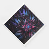 Abstracte fractal bloem ontwerp. servet (Hoek)