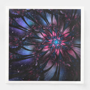 Abstracte fractal bloem ontwerp. servet