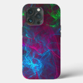 Abstracte fractal Flames Roze Paars Blauw Groen Case-Mate iPhone Case (Achterkant)