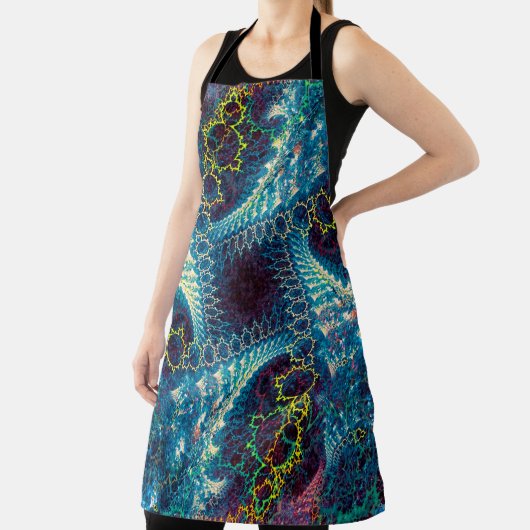 Abstracte fractale achtergrond - computergegeneree schort (Insitu)