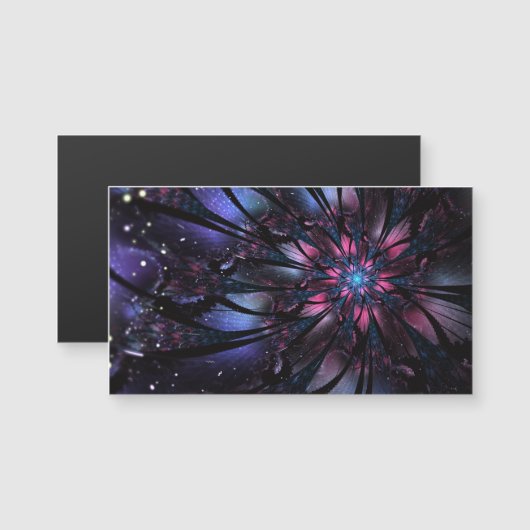 Abstracte fractale bloem. (Voorkant / Achterkant)