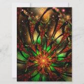 Abstracte fractale bloem. (Voorkant)