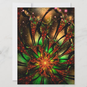 Abstracte fractale bloem.