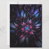 Abstracte fractale bloem. (Voorkant)