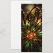 Abstracte fractale bloem. (Voorkant / Achterkant)