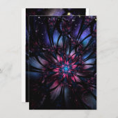 Abstracte fractale bloem. (Voorkant / Achterkant)