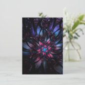 Abstracte fractale bloem. (Staand voorkant)