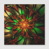 Abstracte fractale bloem. (Voorkant)