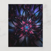 Abstracte fractale bloem. (Voorkant)