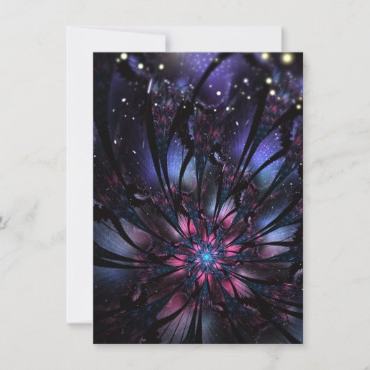 Abstracte fractale bloem. aankondiging (Voorkant)