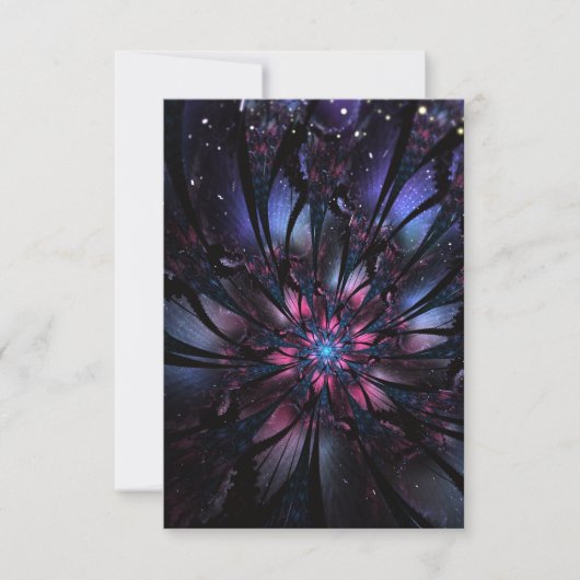 Abstracte fractale bloem. aankondiging (Voorkant)