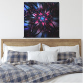Abstracte fractale bloem. canvas afdruk (Insitu (Slaapkamer))