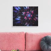 Abstracte fractale bloem. canvas afdruk (Insitu (Woonkamer))