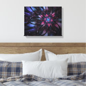 Abstracte fractale bloem. canvas afdruk (Insitu (Slaapkamer))