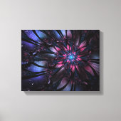 Abstracte fractale bloem. canvas afdruk (Voorkant)