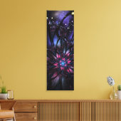 Abstracte fractale bloem. canvas afdruk (Insitu (Woonkamer))