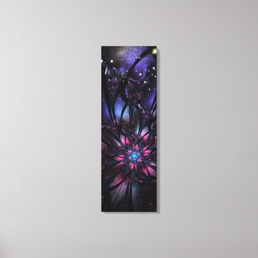 Abstracte fractale bloem. canvas afdruk (Voorkant)