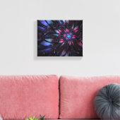 Abstracte fractale bloem. canvas afdruk (Insitu (Woonkamer))