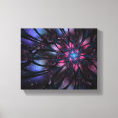 Abstracte fractale bloem. canvas afdruk (Voorkant)