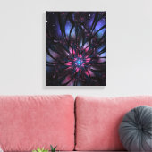 Abstracte fractale bloem. canvas afdruk (Insitu (Woonkamer))