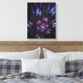 Abstracte fractale bloem. canvas afdruk (Insitu (Slaapkamer))