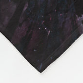 Abstracte fractale bloem. fleece deken (Hoek)