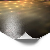 Abstracte fractale bloem. foto afdruk (Hoek)