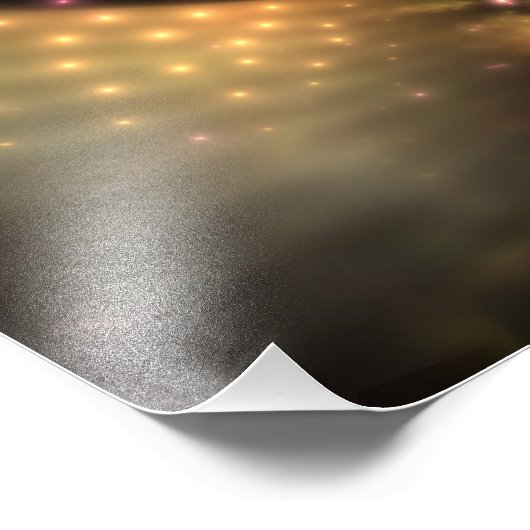 Abstracte fractale bloem. foto afdruk (Hoek)