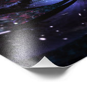 Abstracte fractale bloem. foto afdruk (Hoek)