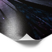 Abstracte fractale bloem. foto afdruk (Hoek)