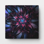 Abstracte fractale bloem. fotoplaat (Voorkant)