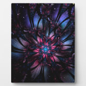 Abstracte fractale bloem. fotoplaat (Voorkant)